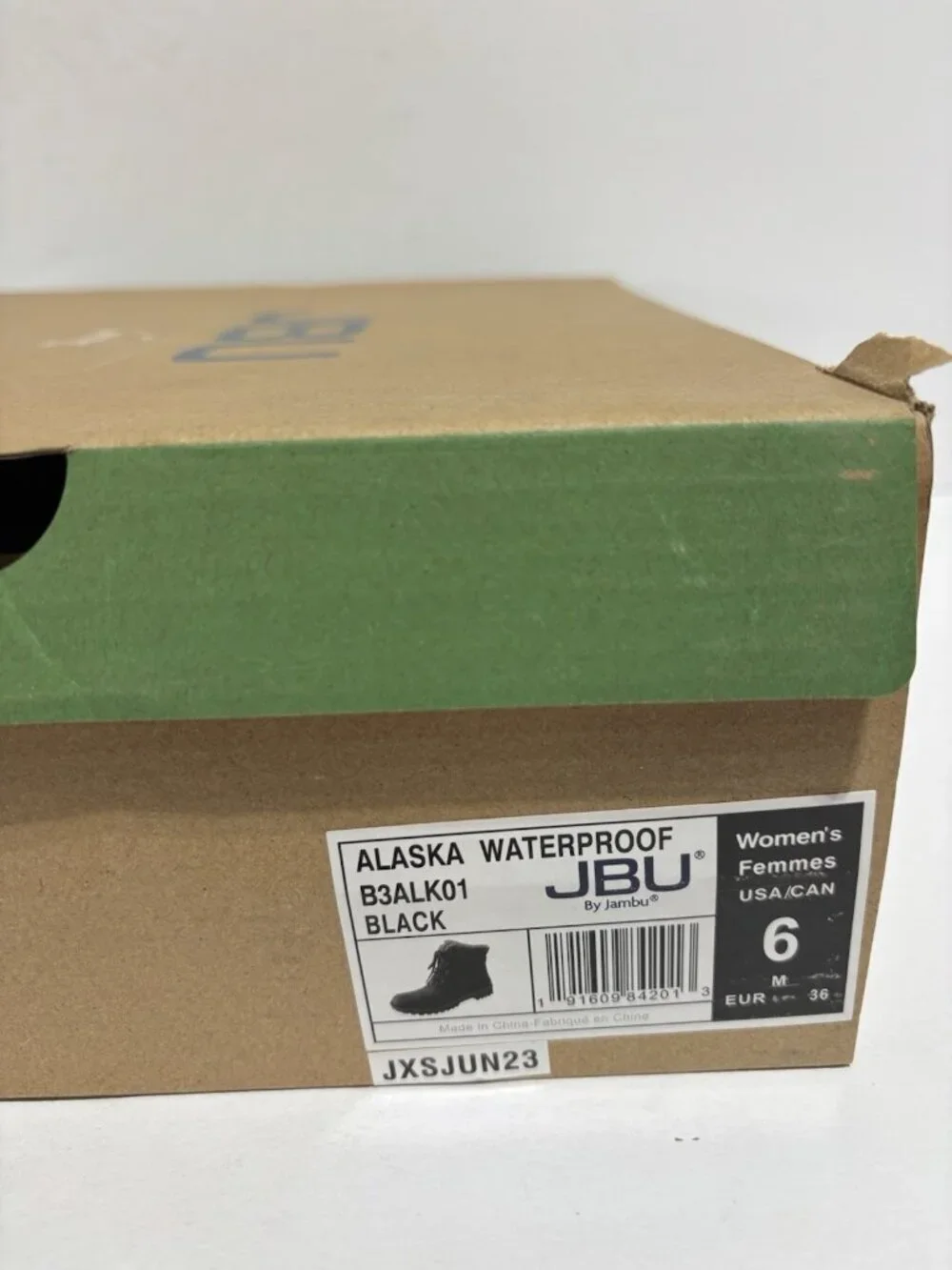 Jambu Women’s Alaska Black Waterproof Winter Boots, Size 6 M